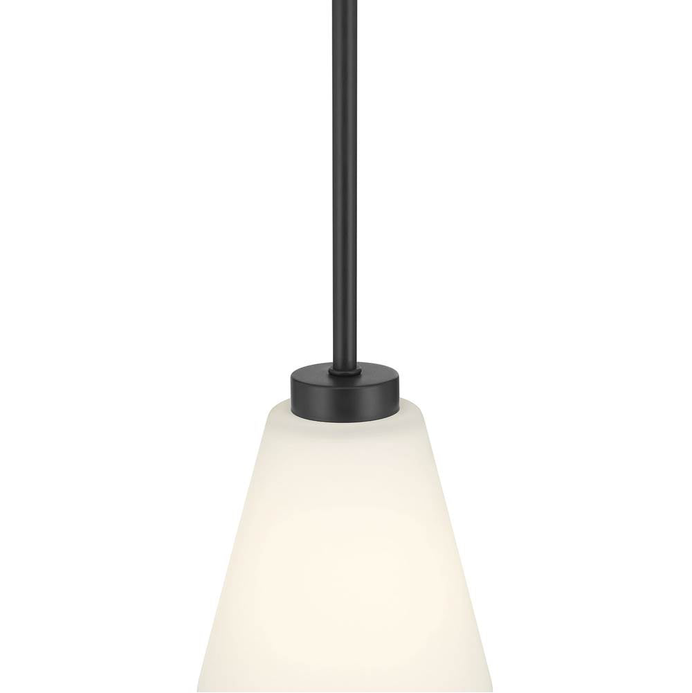 Millennium Lighting 64101WG-MB Matte Black Strayhan 5.75'' Wide 1-light Mini Pendant Image 6