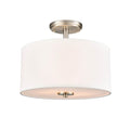 Millennium Lighting 41102-BN Brushed Nickel Guyten 13'' Wide 2-light Semi Flush - Brushed Nickel Image 1