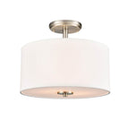 Millennium Lighting 41102-BN Brushed Nickel Guyten 13'' Wide 2-light Semi Flush - Brushed Nickel Image 1