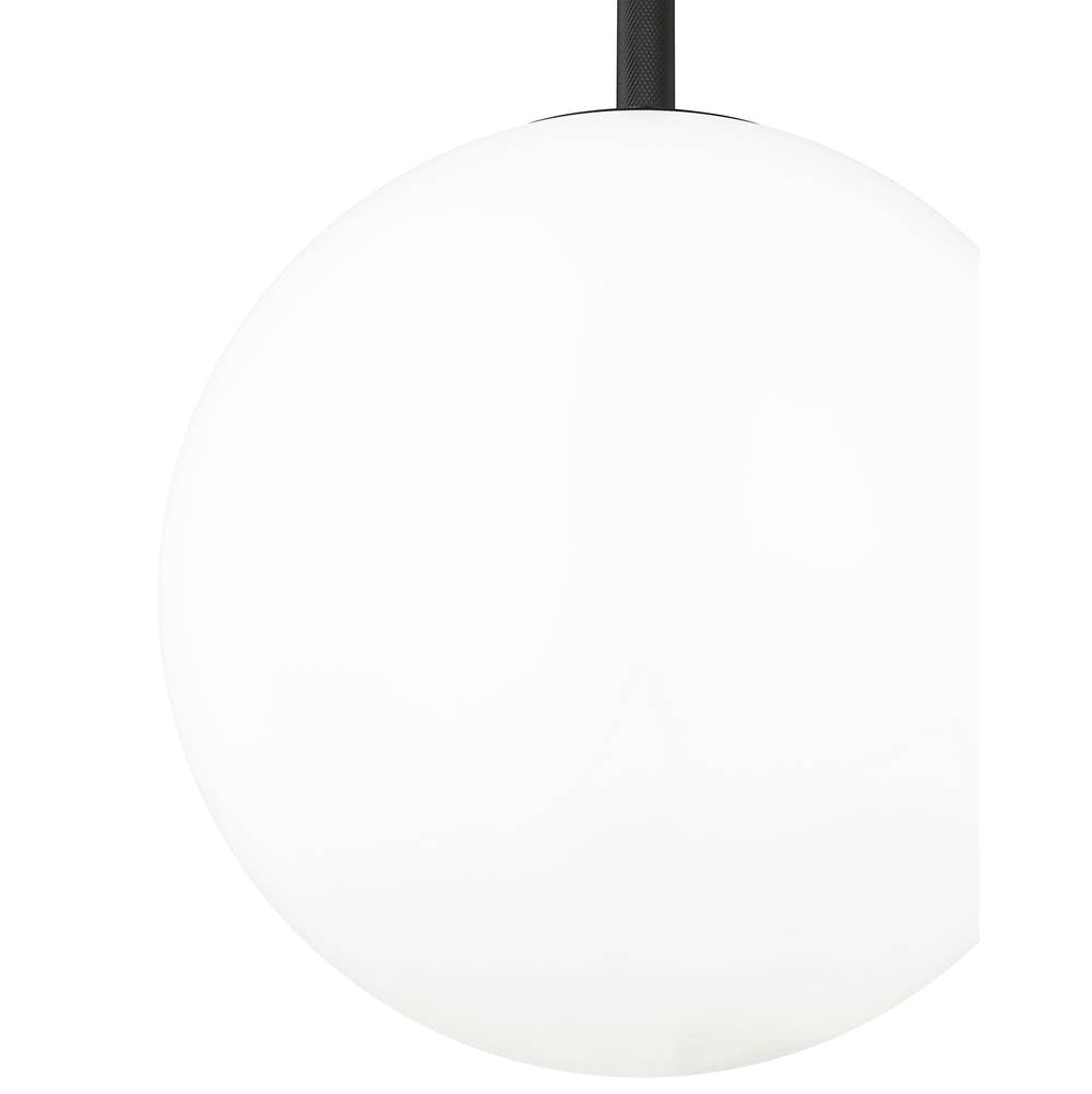 Millennium Lighting 25501-MB Matte Black Kairo 12'' Wide 1-light Pendant - Matte Black Image 5