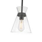 Millennium Lighting 69001-MB Matte Black Amarella 7'' Wide 1-light Mini Pendant Image 5