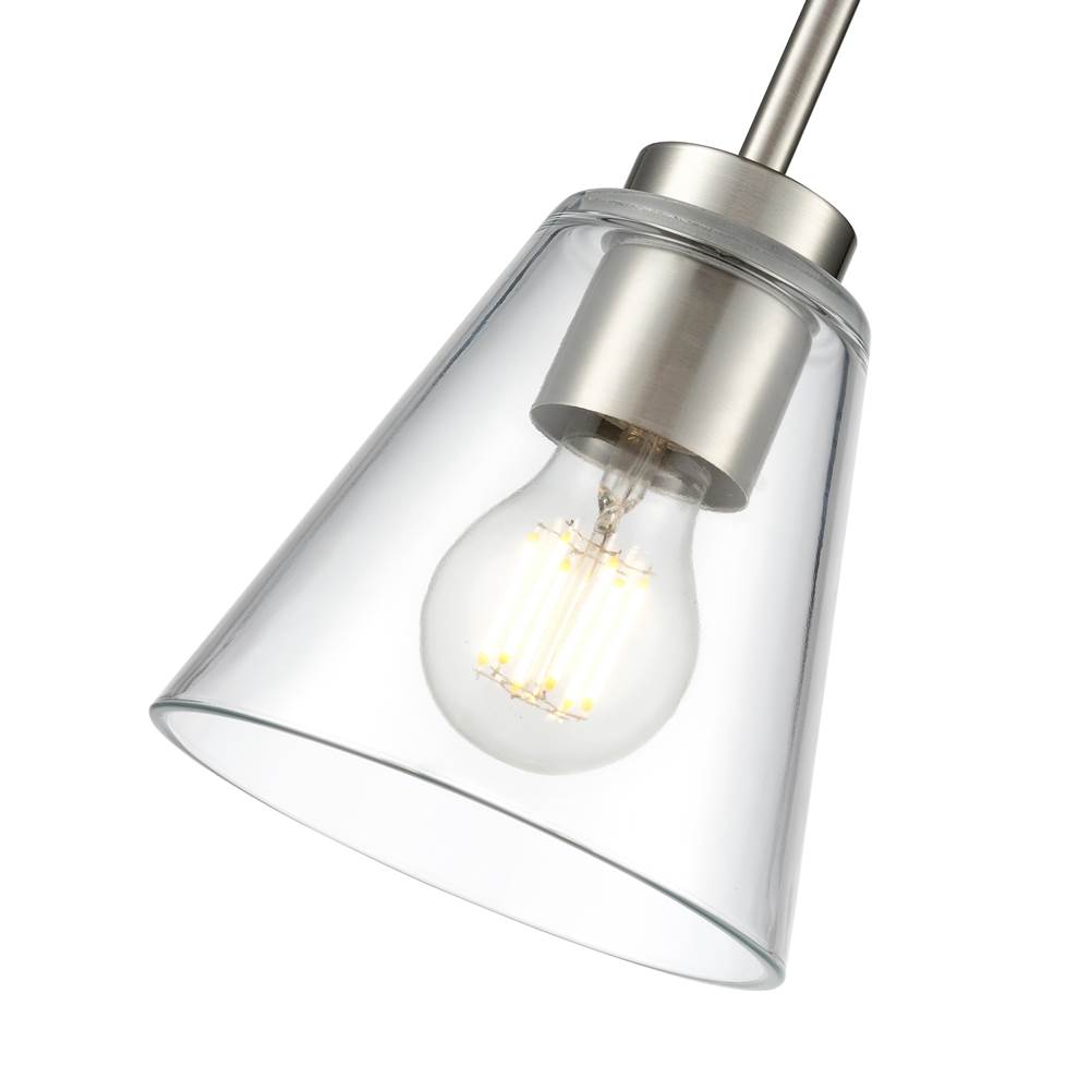 Millennium Lighting 64101-BN Brushed Nickel Strayhan 5.75'' 1-light Mini Pendant - Brushed Nickel Image 4