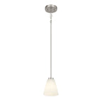 Millennium Lighting 64101WG-BN Brushed Nickel Strayhan 5.75'' Wide 1-light Mini Pendant Image 1