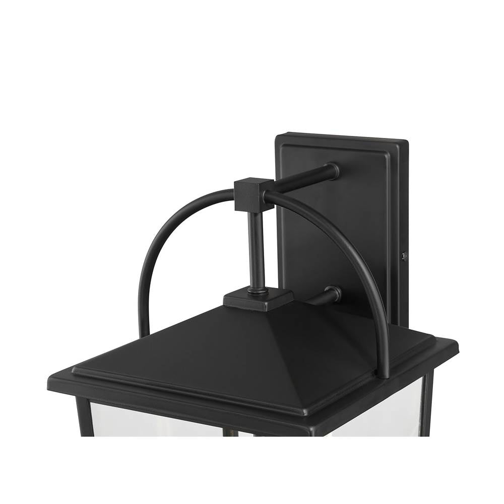 Millennium Lighting 66202-PBK Powder Coated Black Strathden 17'' High 2-light Outdoor Lantern Image 6