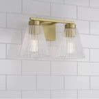 Millennium Lighting 63002-VB Vintage Brass Riville 13.75'' Wide 2-light Vanity Image 4