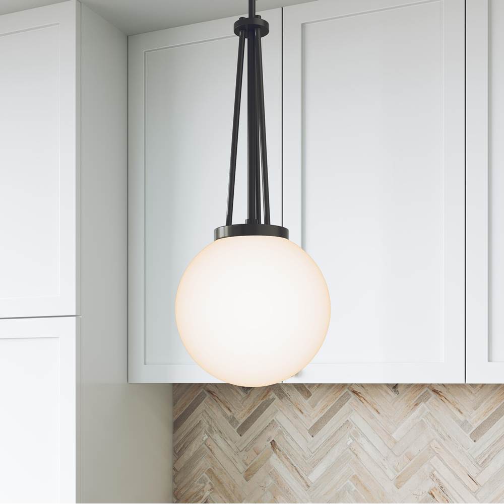 Millennium Lighting 65101-MB Matte Black Vellin 10'' Wide 1-light Pendant Image 4