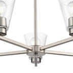 Millennium Lighting 64105-BN Brushed Nickel Strayhan 24'' 5-light Chandelier - Brushed Nickel Image 6