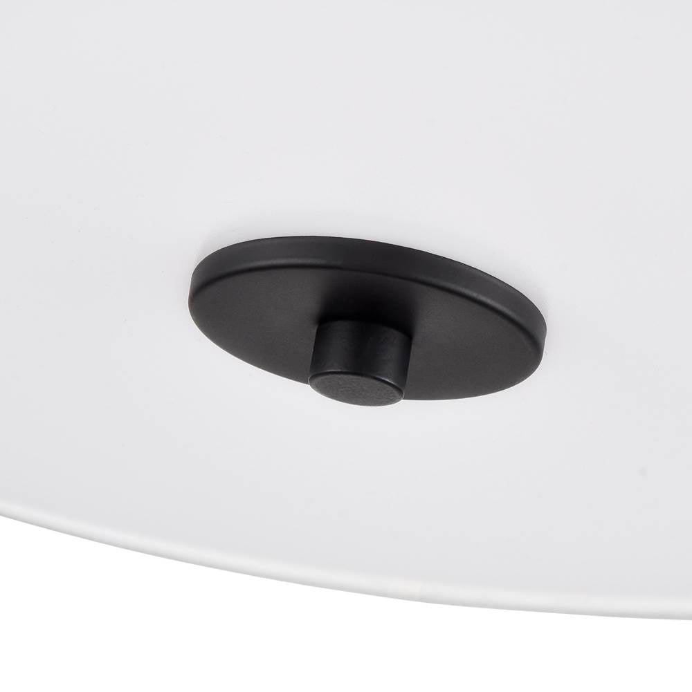 Millennium Lighting 41102-MB Matte Black Guyten 13'' Wide 2-light Semi Flush - Matte Black Image 5