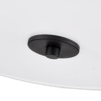 Millennium Lighting 41102-MB Matte Black Guyten 13'' Wide 2-light Semi Flush - Matte Black Image 5