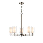 Millennium Lighting 5515-BN Brushed Nickel Chandelier Ceiling Light Image 1