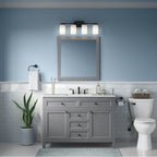 Millennium Lighting 2704WG-MB Matte Black Verlana 27.75'' 4-light Vanity - Matte Black Image 4