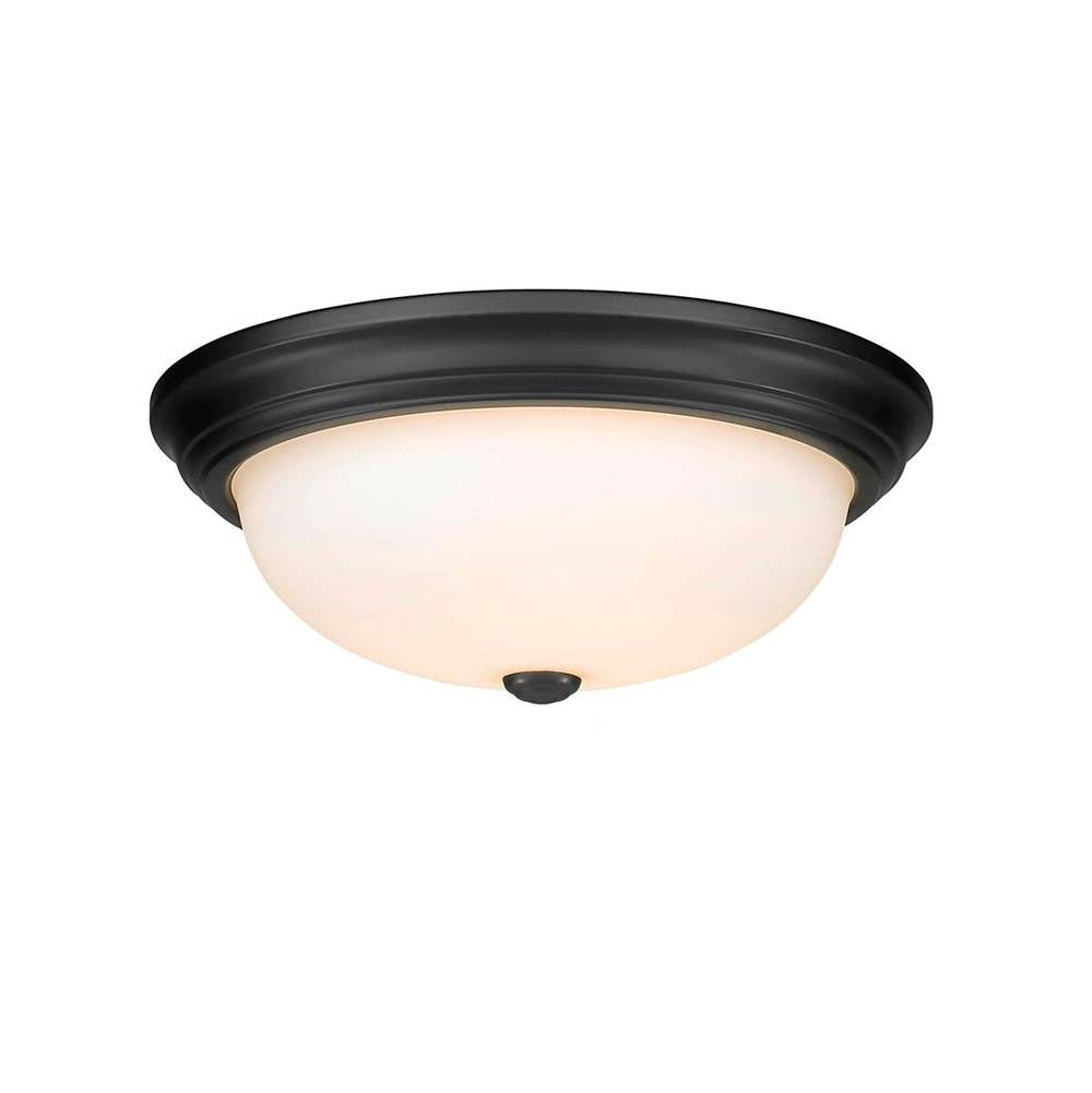 Millennium Lighting 4905-MB Matte Black Flushmount Ceiling Light Image 3