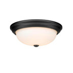 Millennium Lighting 4905-MB Matte Black Flushmount Ceiling Light Image 3