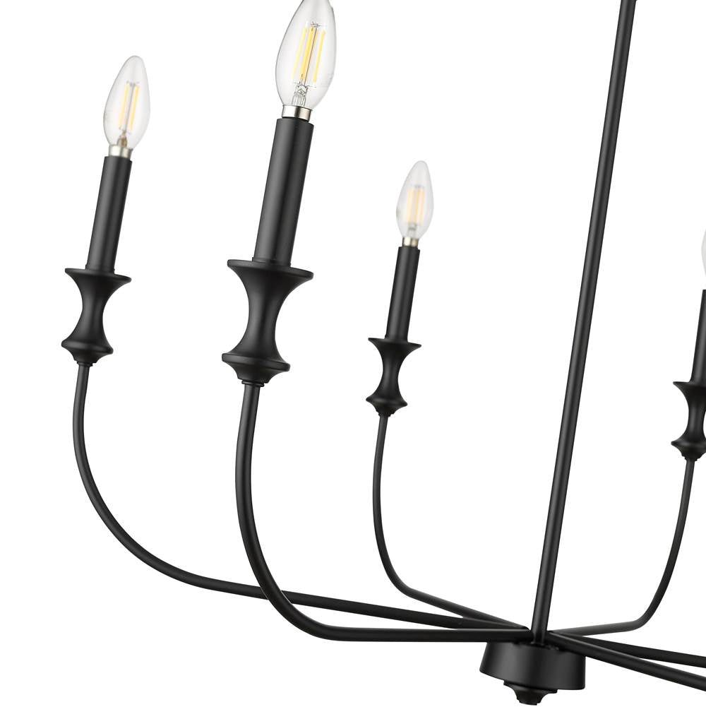Millennium Lighting 29506-MB Matte Black Chandelier Ceiling Light Image 3