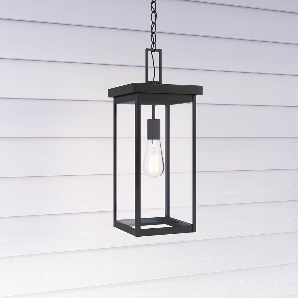 Millennium Lighting 42607-PBK Powder Coated Black Outdoor Hanging Lantern Image 2