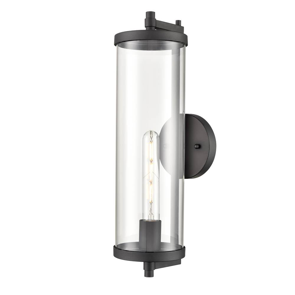 Millennium Lighting 240101-TBK Textured Black Outdoor Wall Sconce Image 1