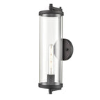 Millennium Lighting 240101-TBK Textured Black Outdoor Wall Sconce Image 1