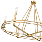 Millennium Lighting 21606-VB Vintage Brass Jody 32.5'' Wide 6-light Chandelier - Vintage Brass Image 4