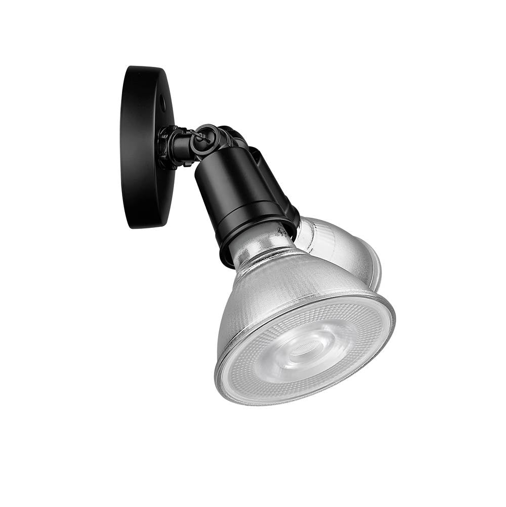 Millennium Lighting 16002-PBK Powder Coated Black Security Flood Lights Image 3