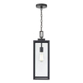 Millennium Lighting 60191-PBK Powder Coated Black 1-light Outdoor Hanging Lantern - Powder Coated Black Image 1