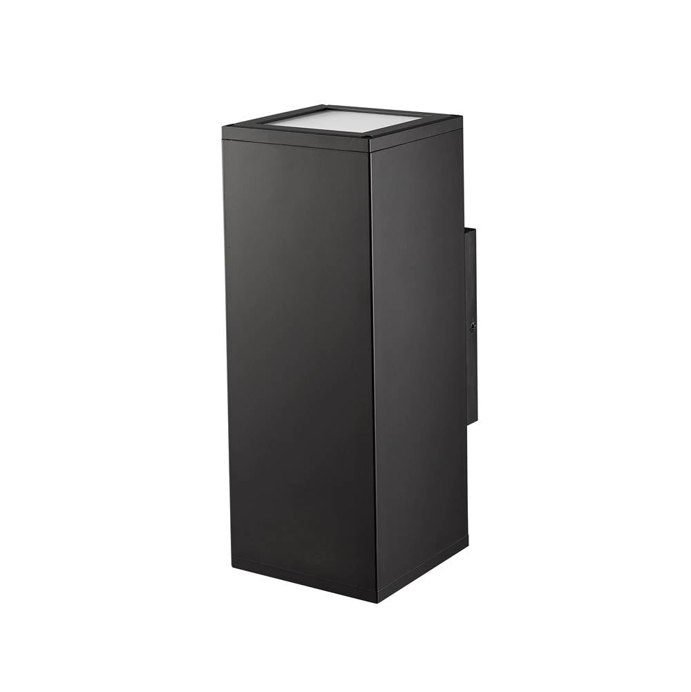 Millennium Lighting 43002-PBK Powder Coated Black Outdoor Wall Sconce Image 4