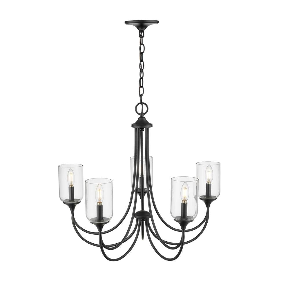Millennium Lighting 22405-MB Matte Black Chandelier Ceiling Light Image 5