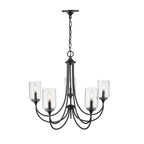 Millennium Lighting 22405-MB Matte Black Chandelier Ceiling Light Image 5