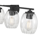 Millennium Lighting 9994-MB Matte Black Miravelle 30.5'' Wide 4-light Vanity Image 5