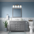 Millennium Lighting 2704WG-BN Brushed Nickel Verlana 27.75'' 4-light Vanity - Brushed Nickel Image 4