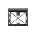 Millennium Lighting 94101-MB Matte Black Flushmount Ceiling Light Image 1