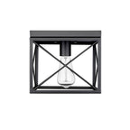 Millennium Lighting 94101-MB Matte Black Flushmount Ceiling Light Image 1
