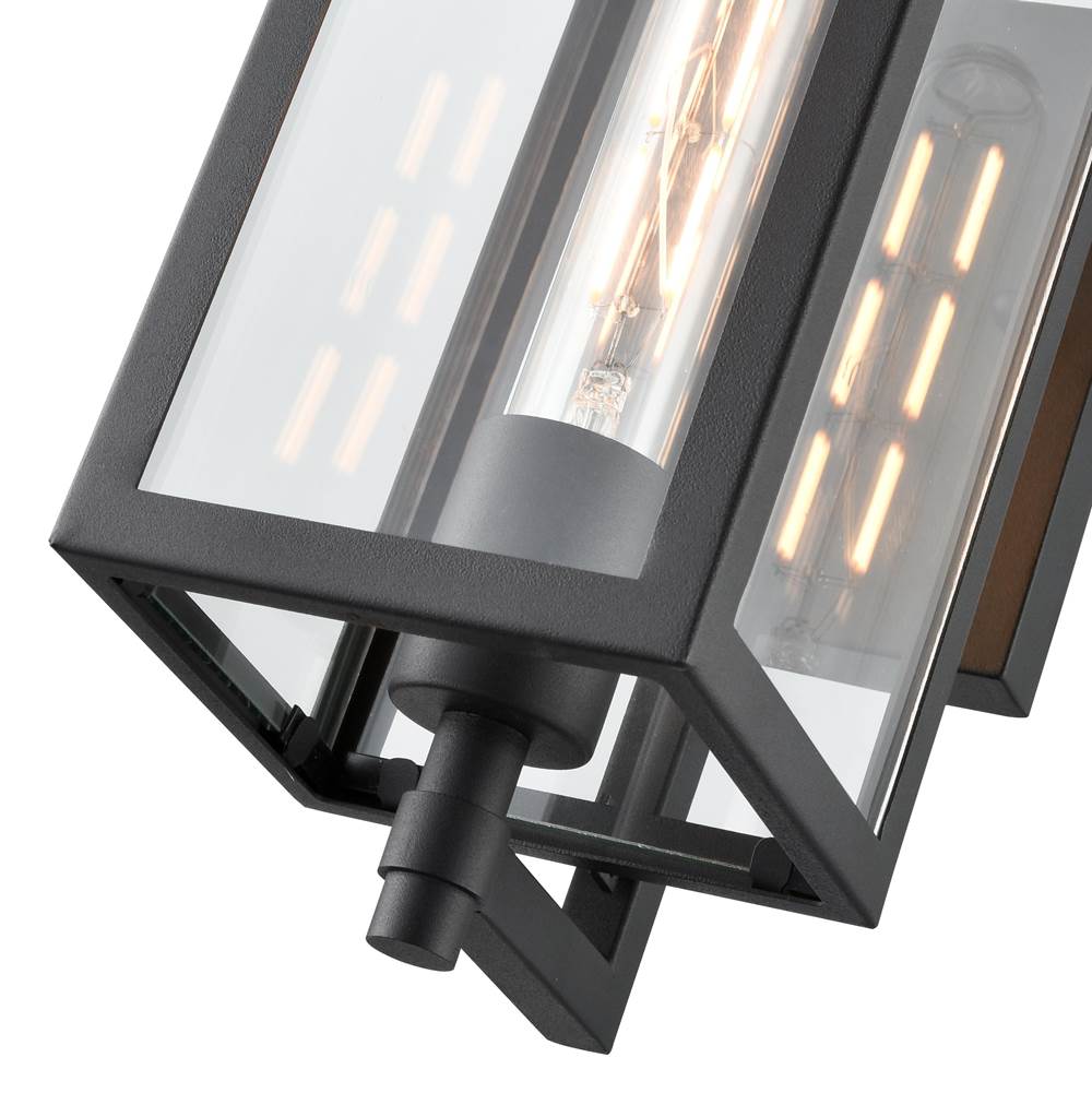 Millennium Lighting 230001-TBK Textured Black Outdoor Wall Sconce Image 3