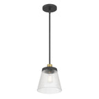 Millennium Lighting 9301-MB/VB Matte Black Lustria  8'' Wide 1-light Mini Pendant Image 7