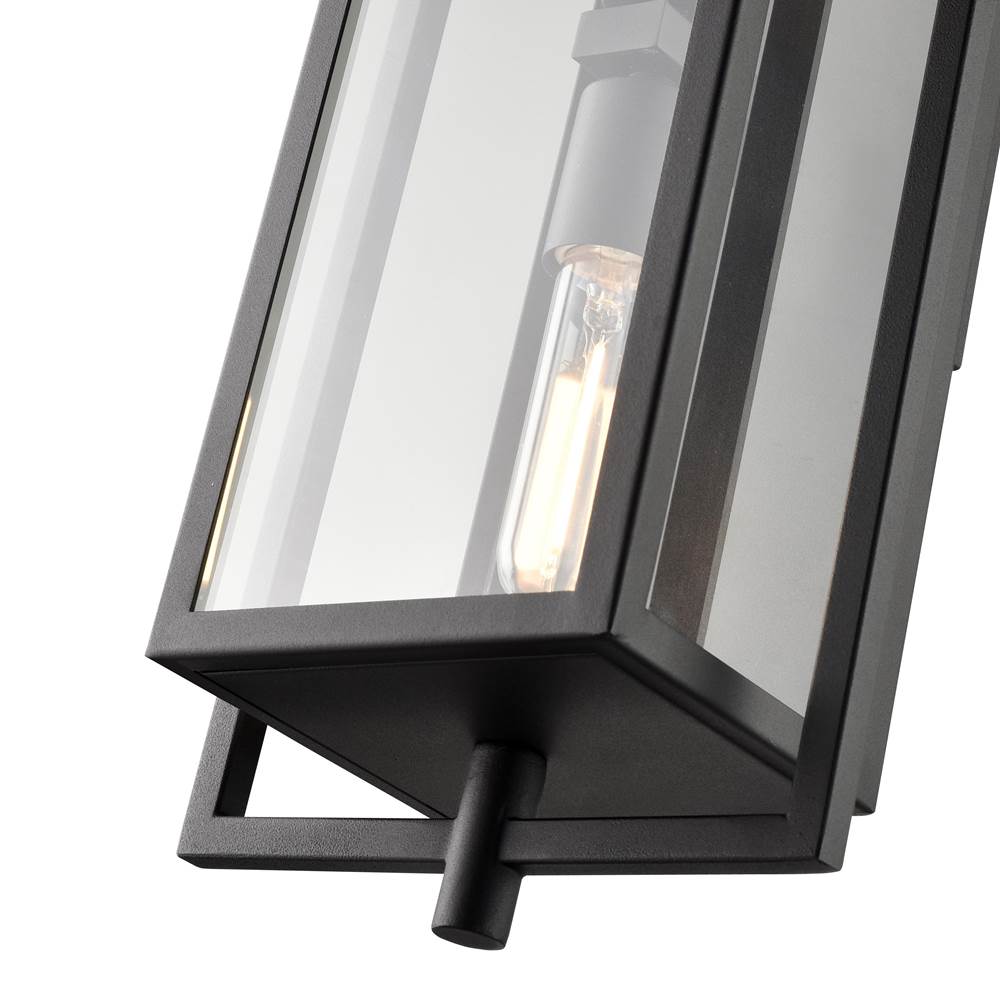 Millennium Lighting 250002-TBK Textured Black Outdoor Wall Sconce Image 3