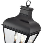 Millennium Lighting 43203-MB Matte Black Edenton 24'' High 3-light Outdoor Post Lantern - Matte Black Image 4