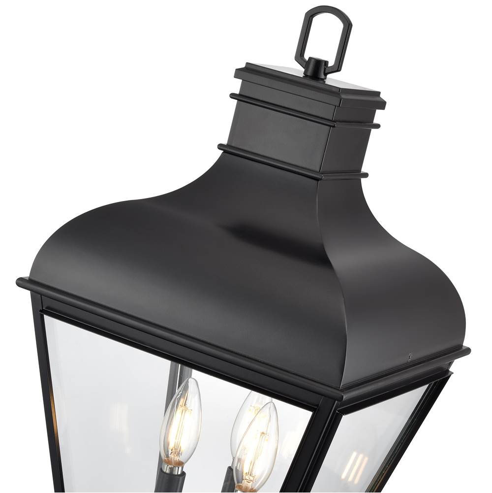 Millennium Lighting 43203-MB Matte Black Edenton 24'' High 3-light Outdoor Post Lantern - Matte Black Image 4