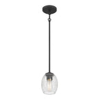Millennium Lighting 9981-MB Matte Black Miravelle 5.25'' Wide 1-light Mini Pendant Image 1
