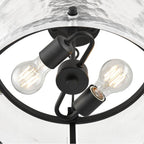 Millennium Lighting 47002-MB Matte Black Bennetti 14.5'' Wide 2-light Semi Flush - Matte Black Image 5
