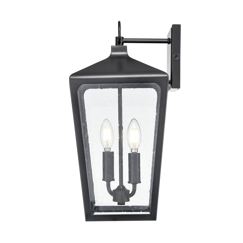Millennium Lighting 7912-PBK Powder Coated Black Outdoor Wall Sconce Image 4