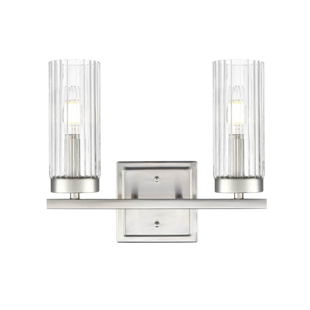 Millennium Lighting Iversen 12.5'' Wide 2-light Vanity - Brushed Nickel