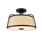 Millennium Lighting 78201-MB Matte Black Led Semi-flush Ceiling Mount Image 1