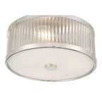 Millennium Lighting 23203-PN Polished Nickel Ardezia 11.75'' Wide 3-light Flush Mount Image 4