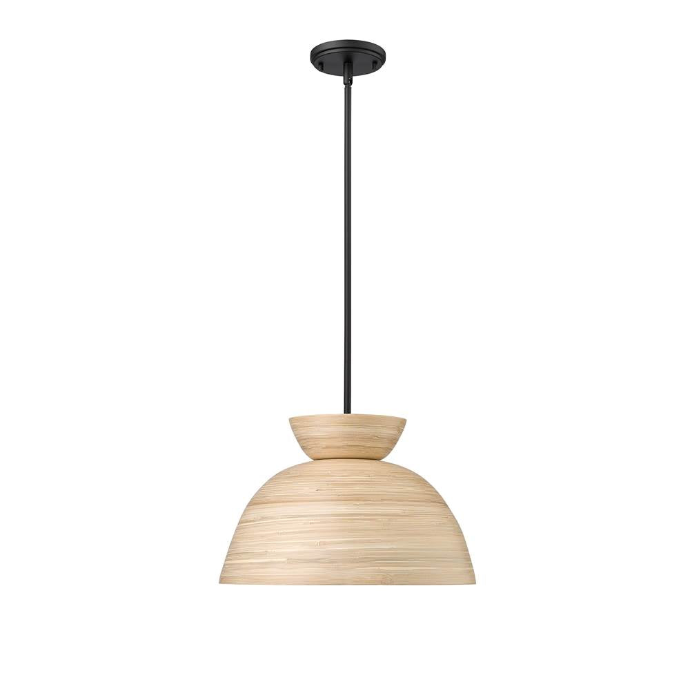 Millennium Lighting 48001-MB Matte Black Pendant Light Image 1