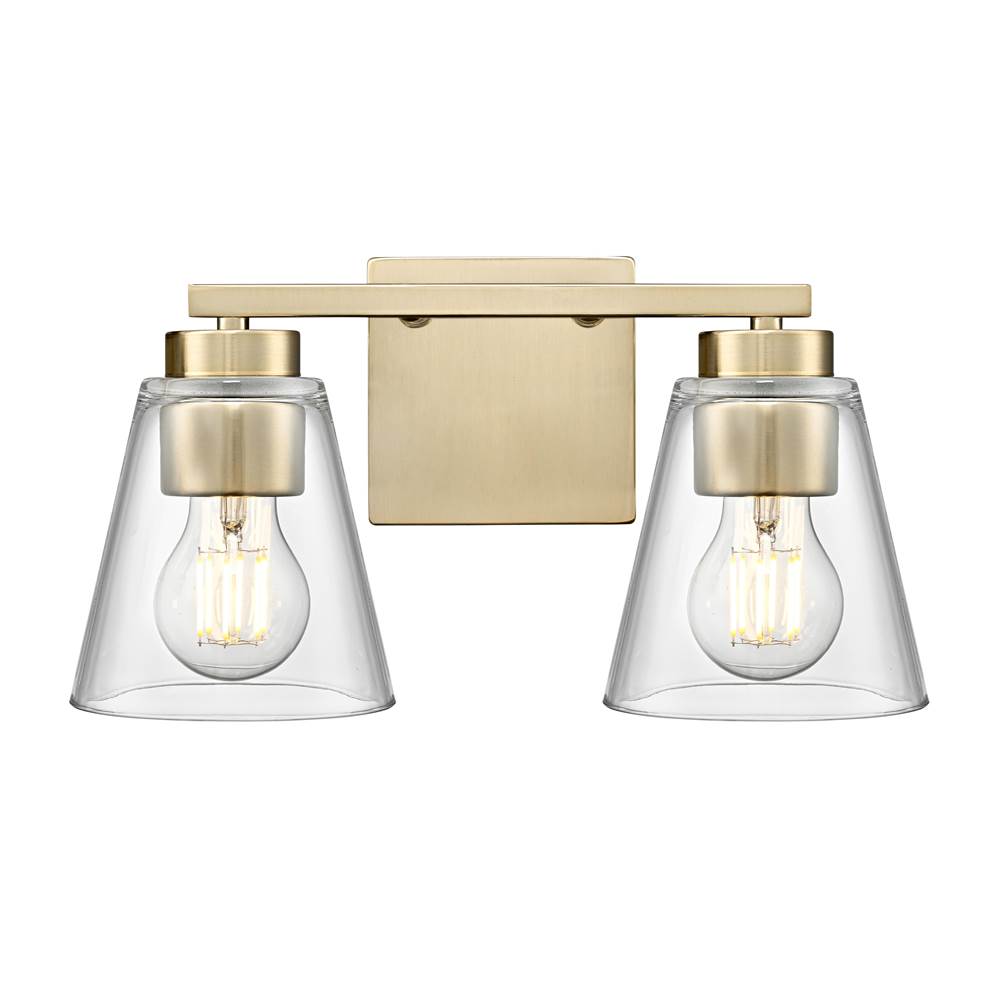 Millennium Lighting Strayhan 13'' 2-light Vanity - Brushed Nickel