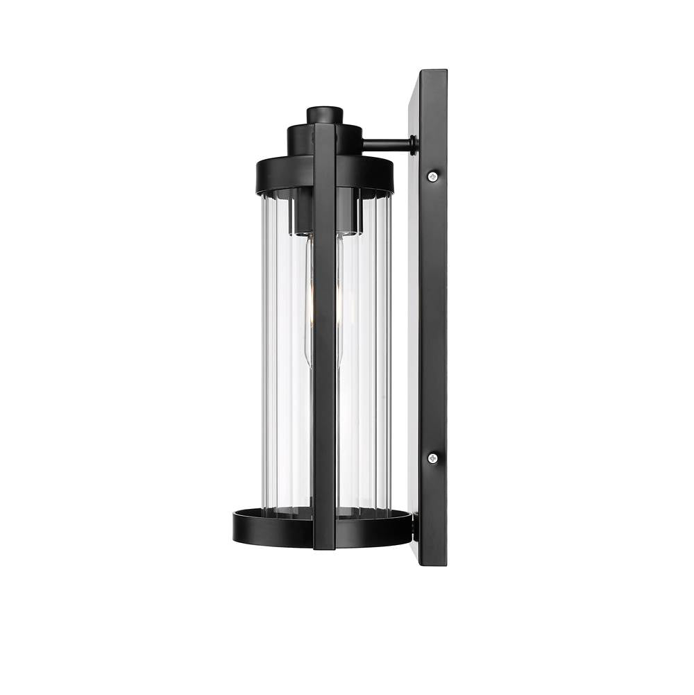 Millennium Lighting 192001-PBK Powder Coated Black Braselton 14'' High 1-light Outdoor Wall Sconce - Powder Coated Black Image 6