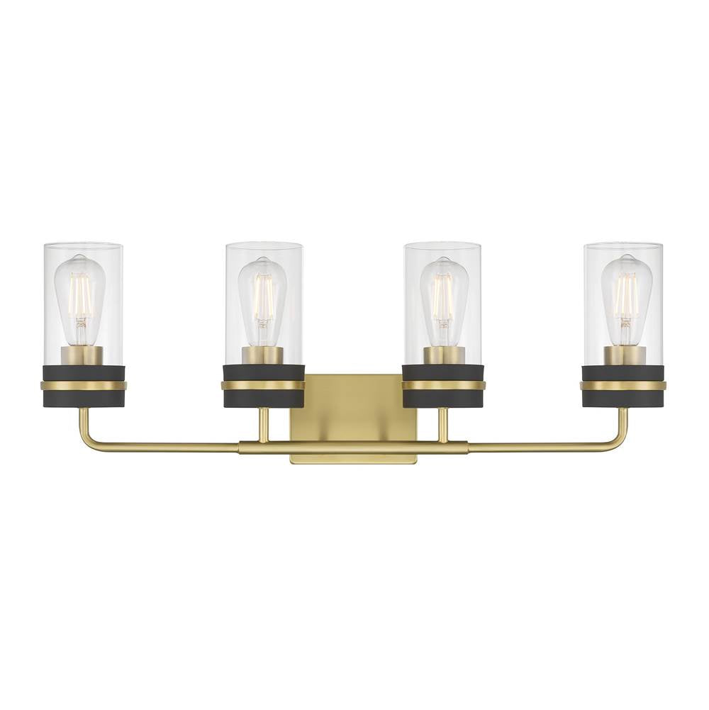 Millennium Lighting 95204-VB/MB Vintage Brass Marbridge 28'' Wide 4-light Vanity Image 6
