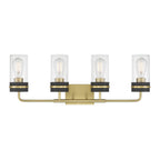 Millennium Lighting 95204-VB/MB Vintage Brass Marbridge 28'' Wide 4-light Vanity Image 6
