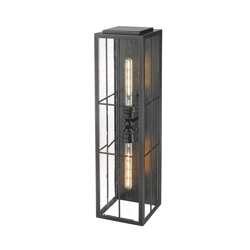 Millennium Lighting 10822-PBK Powder Coated Black Outdoor Wall Sconce Image 4