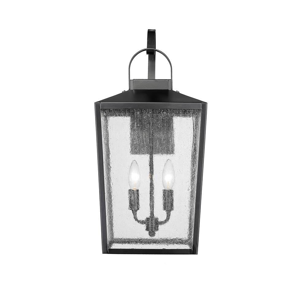 Millennium Lighting 42653-PBK Powder Coated Black Outdoor Wall Sconce Image 1
