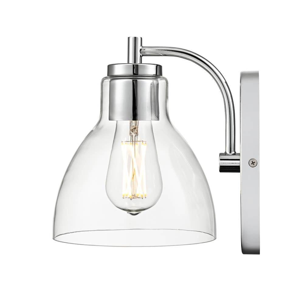 Millennium Lighting 6201-CH Chrome Knightsdale 9.25'' High 1-light Wall Sconce - Chrome Image 6